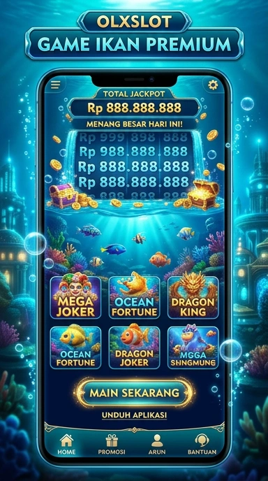 Tampilan antarmuka aplikasi olxslot yang sederhana dan intuitif.
